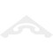 Ekena Millwork Pitch Northwest Architectural Grade PVC Gable Pediment, 60"W x 22 1/2"H x 1"P (9/12) GPP060X023X100NOR - alternate 2